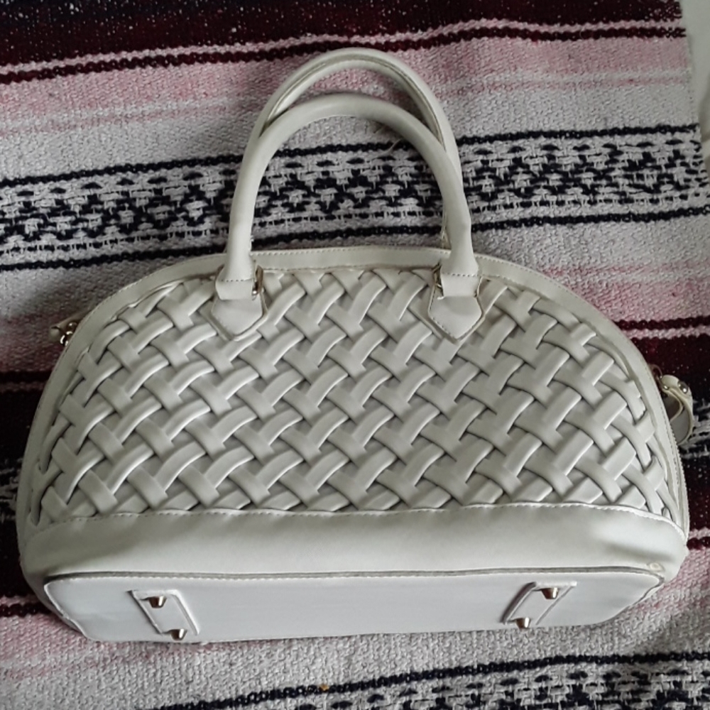 White purse
